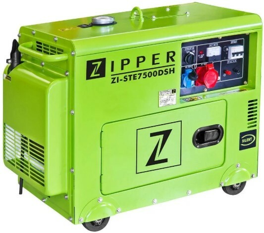 Дизельний генератор Zipper ZI-STE7500DSH — общий вид