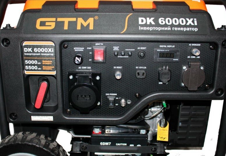 Інверторний генератор GTM DK6000Xi (34058) — фото 5