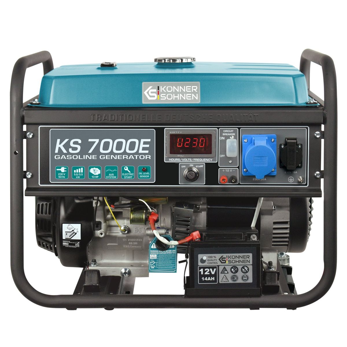 Бензиновий генератор «Könner & Söhnen» KS 7000E