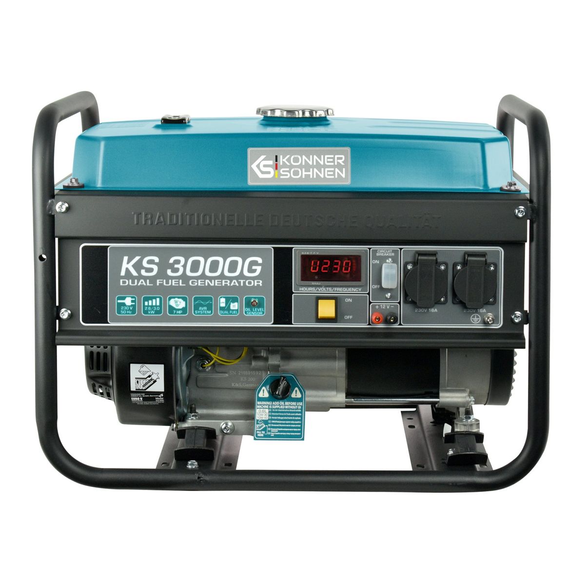 Генератор газобензиновий «Könner & Söhnen» KS 3000G