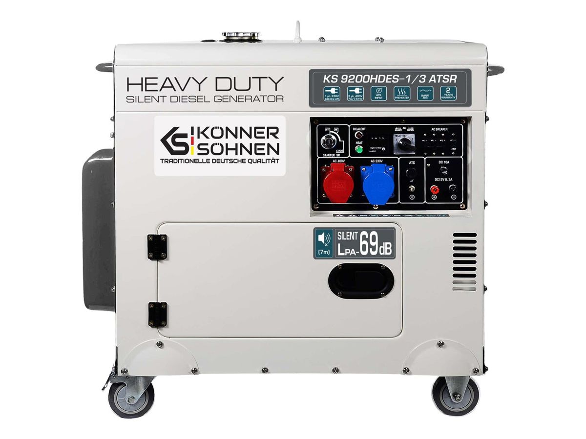 Дизельний генератор «Könner & Söhnen» KS 9200HDES-1/3 ATSR (EURO V) — загальний вигляд