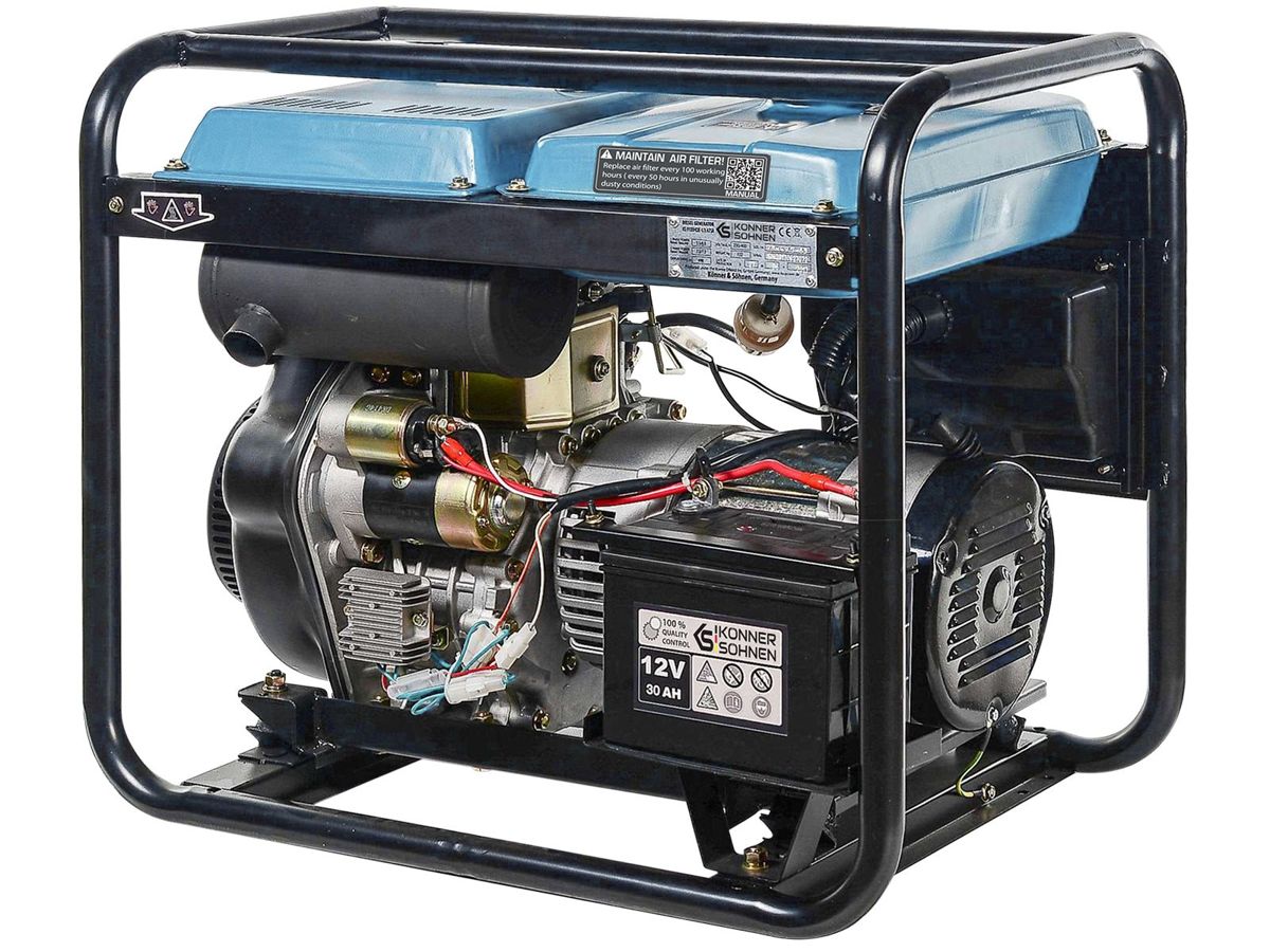 Дизельний генератор «Könner & Söhnen» KS 8100HDE-1/3 ATSR (EURO V) — фото 4