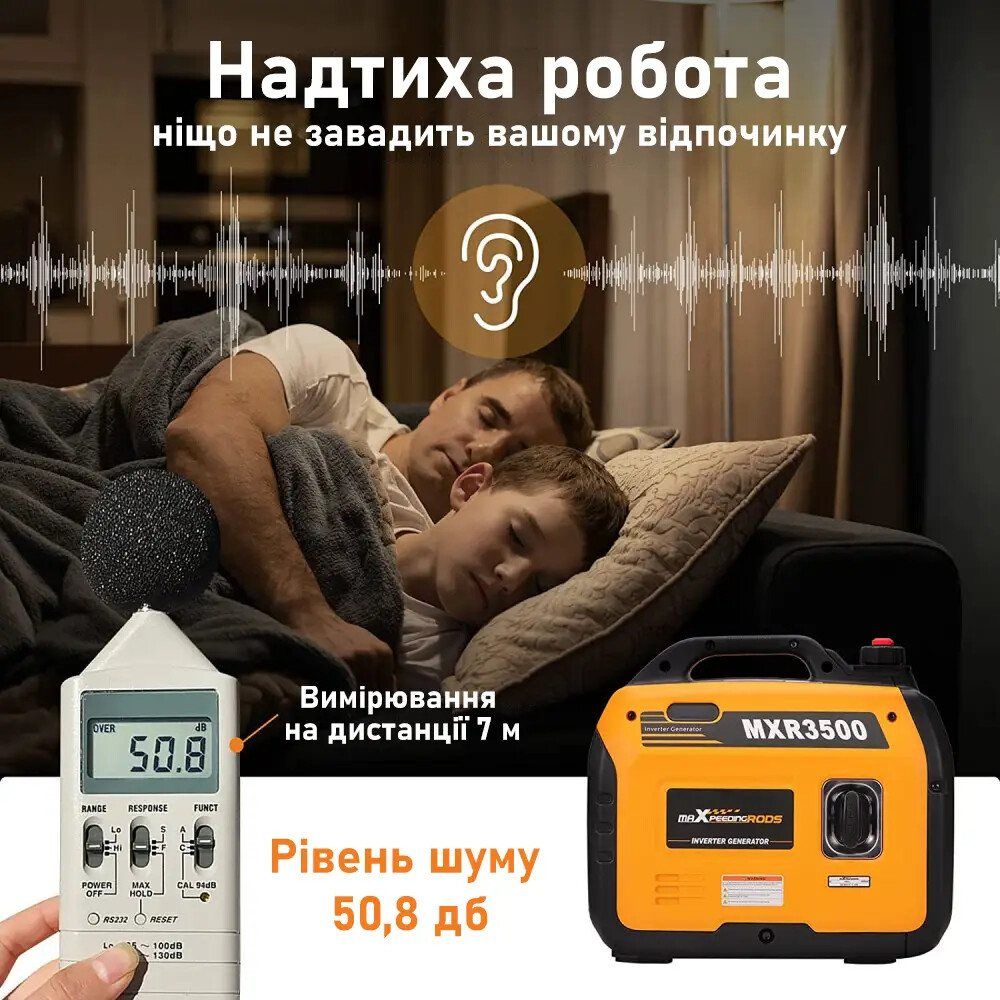 Інверторний генератор Maxpeedingrods MXR3500 — фото 8