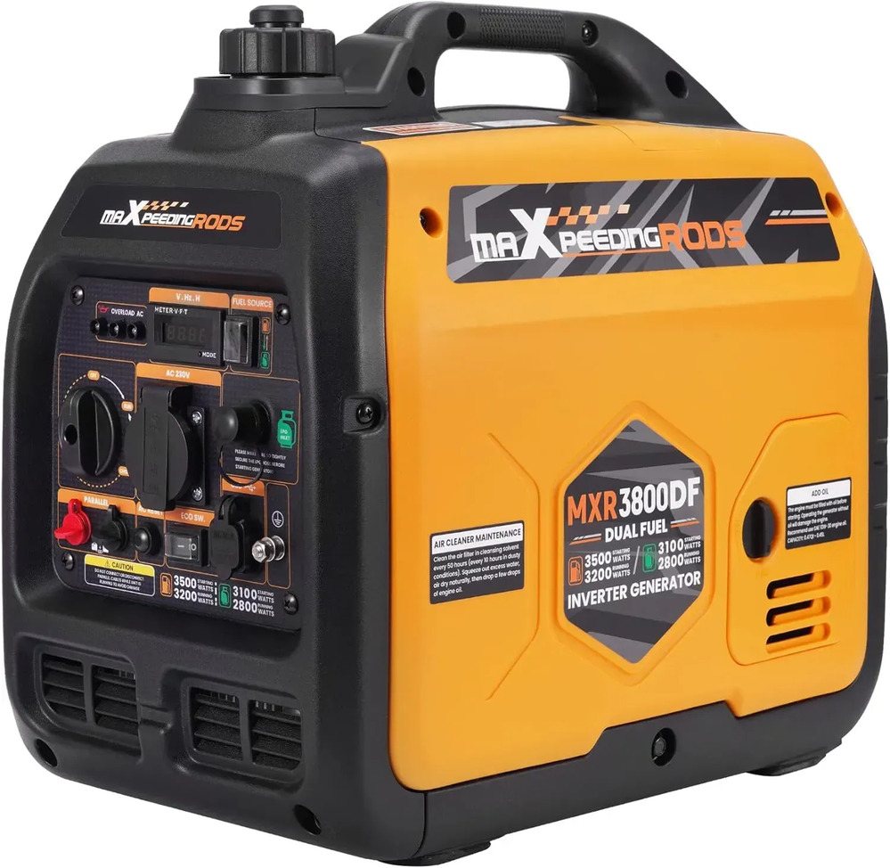 Інверторний двопаливний генератор Maxpeedingrods MXR3800DF — фото 2