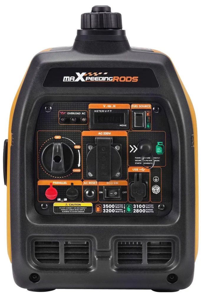 Інверторний двопаливний генератор Maxpeedingrods MXR3800DF — фото 3