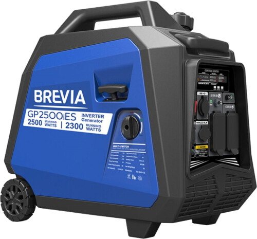 Генератор інверторний бензиновий BREVIA GP2500iES, з автозапуском — фото 2