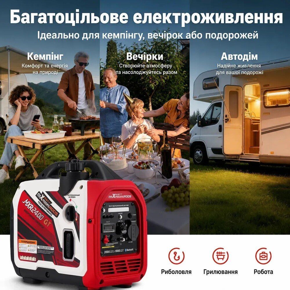 Інверторний генератор Maxpeedingrods MXR2400GT — фото 6