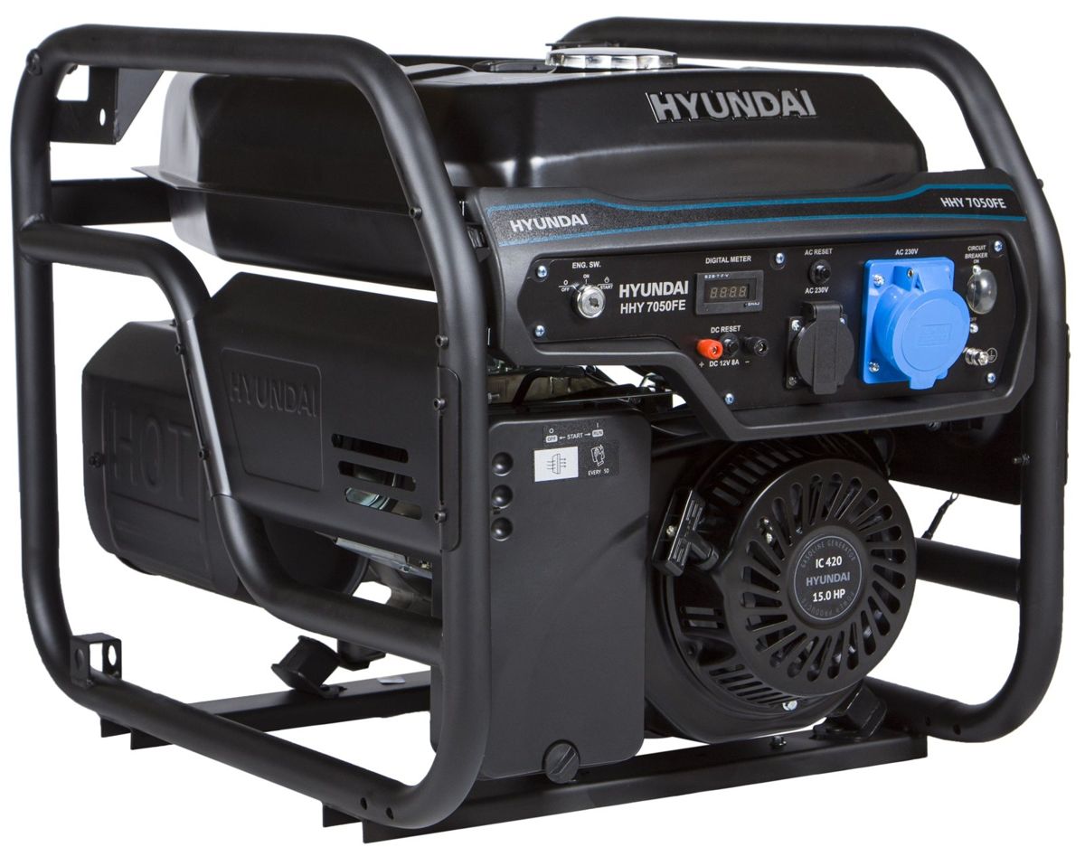 Генератор бензиновий Hyundai HHY 7050FE