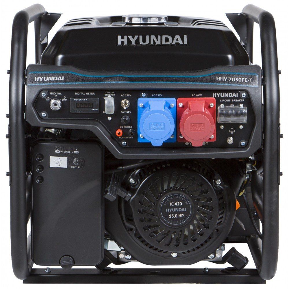 Генератор бензиновий Hyundai HHY 7050FE-T — фото 2