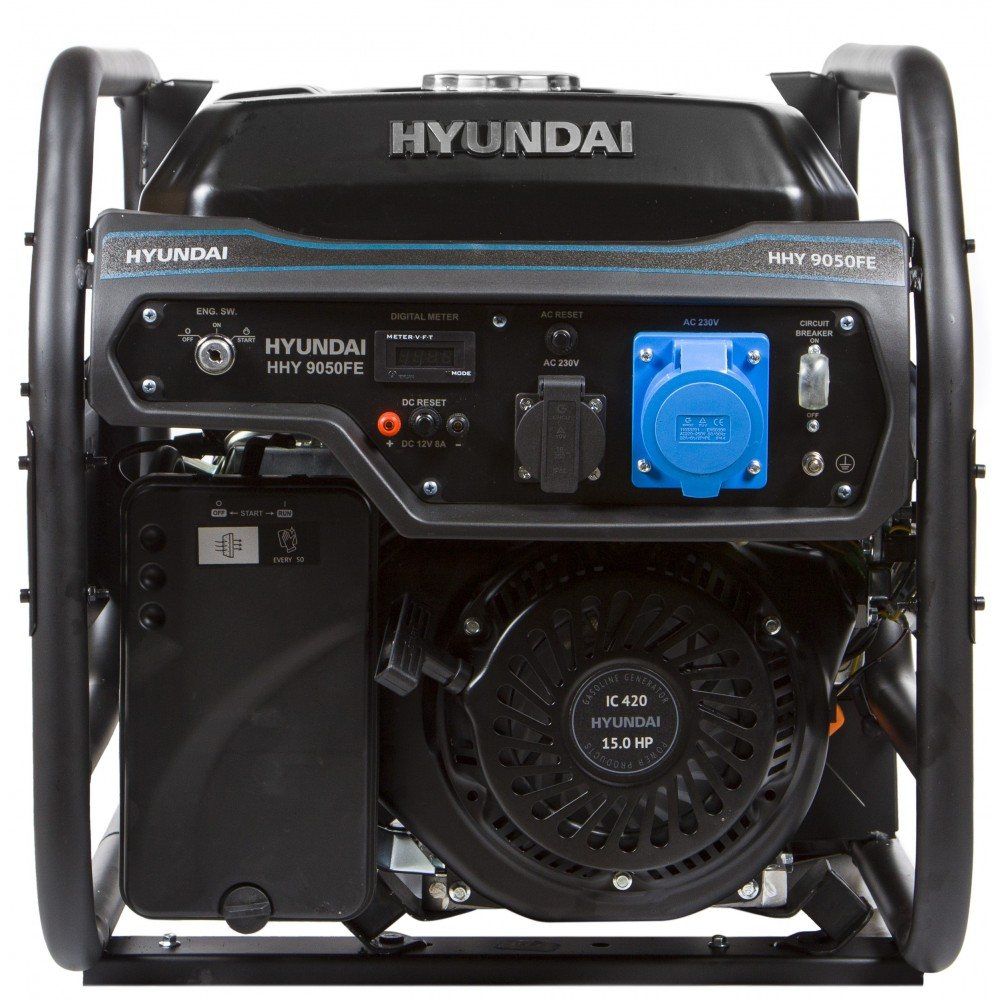 Генератор бензиновий Hyundai HHY 9050FE — фото 2