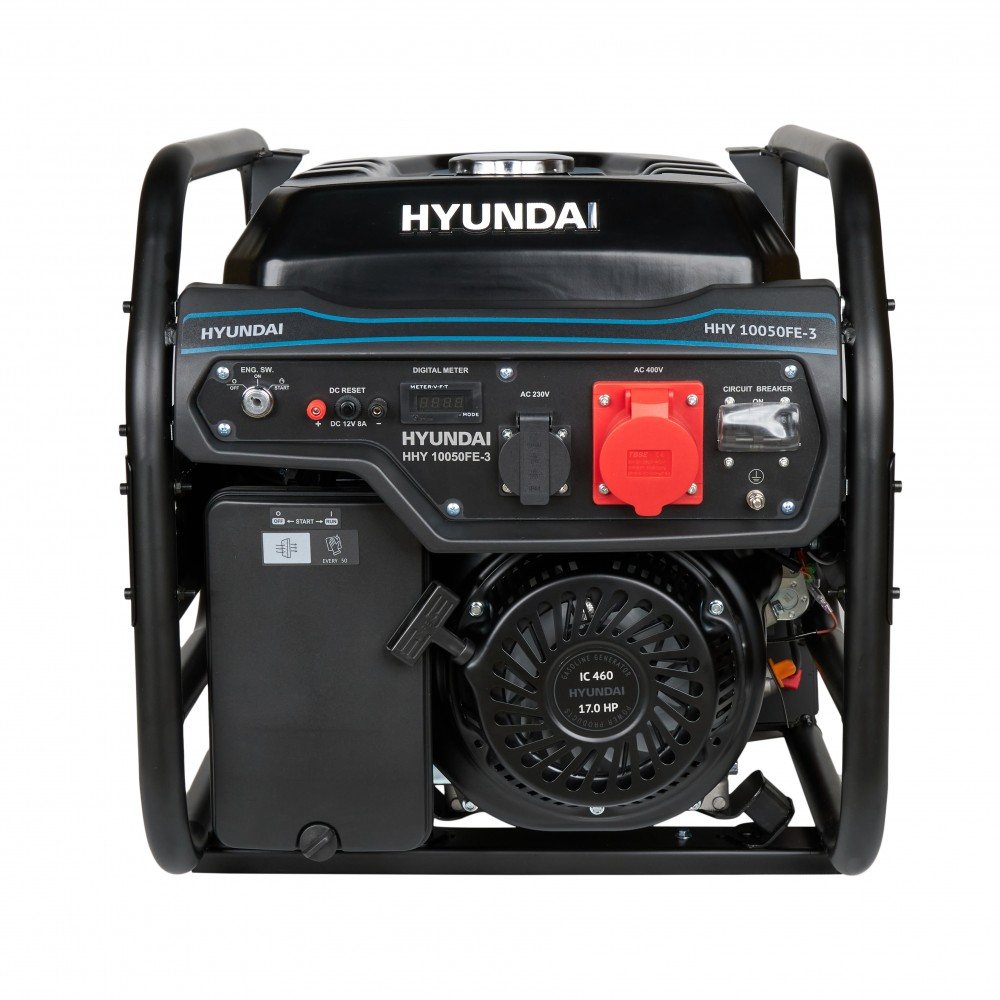 Генератор бензиновий Hyundai HHY 10050FE-3 — фото 2
