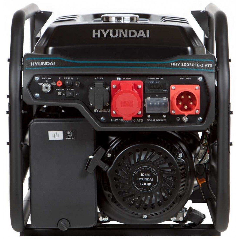 Генератор бензиновий Hyundai HHY 10050FE-3 ATS — фото 2