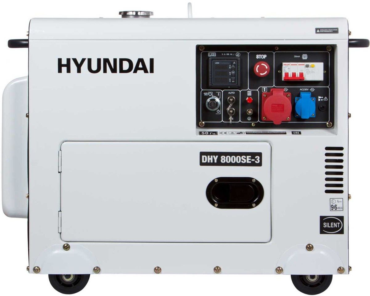 Генератор дизельний Hyundai DHY 8000SE-3