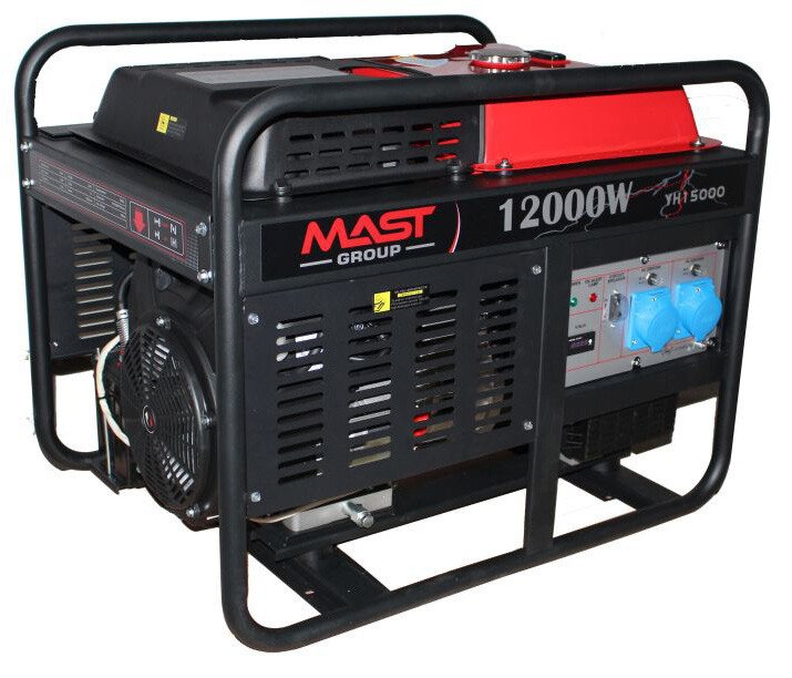 Бензиновий генератор Mast Group YH15000 + газова плита + електричний обігрівач (KYH15000) — фото 2