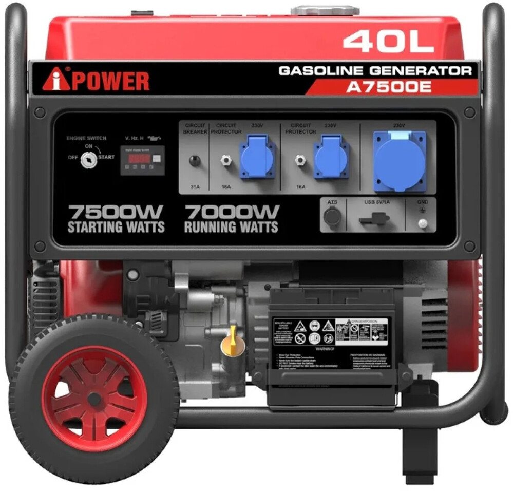 Бензиновий генератор A-iPower A7500E — фото 2