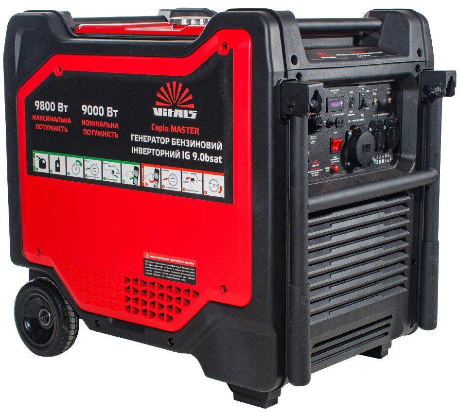 Інверторний двопаливний генератор Vitals Master IG 9.0gsat dual power (250587) — фото 3