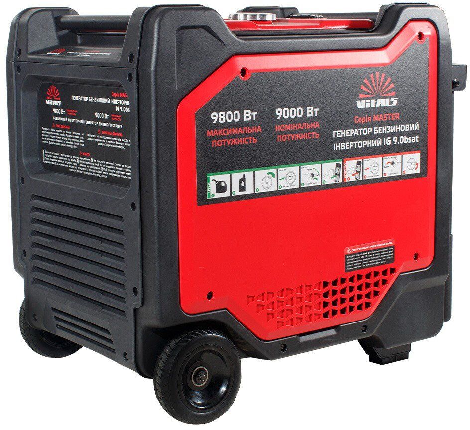 Інверторний двопаливний генератор Vitals Master IG 9.0gsat dual power (250587) — фото 4
