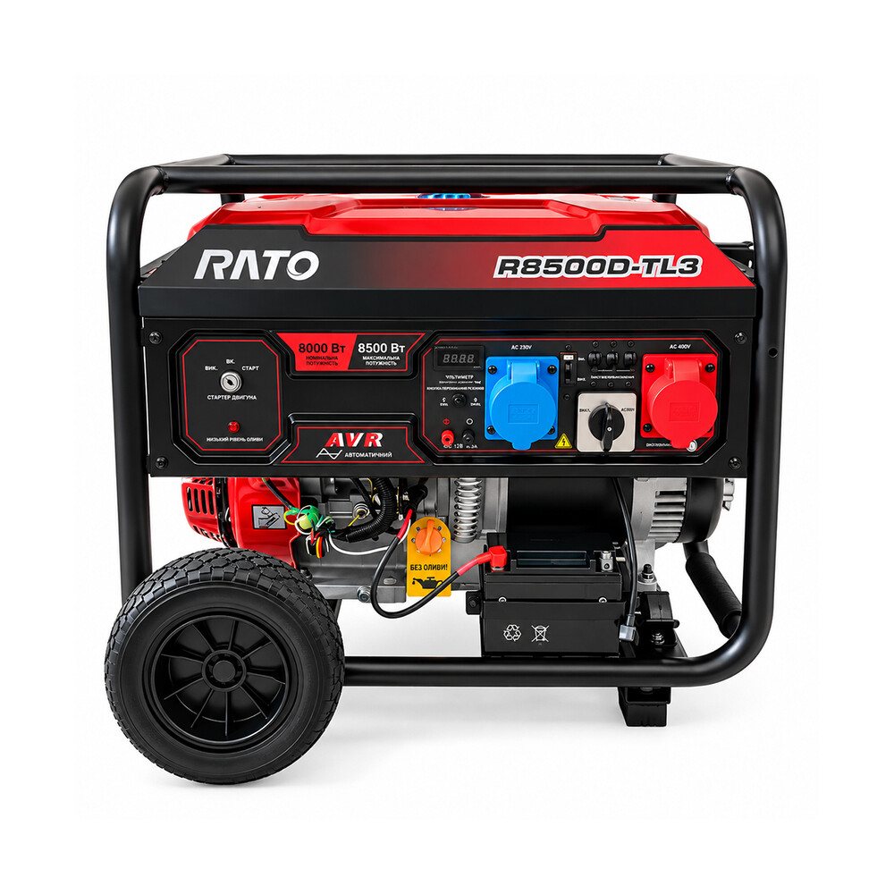 Бензиновий генератор Rato R8500D-TL3