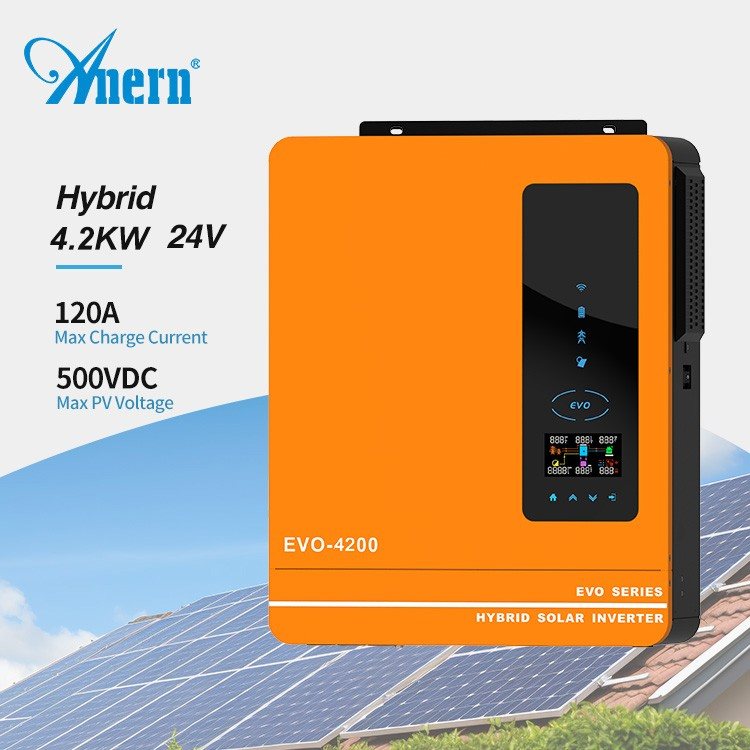 Гібридний інвертор Anern AN-SCI-EVO-4200, 24 В, 4200 Вт (безперебійник, UPS, ДБЖ) — фото 5