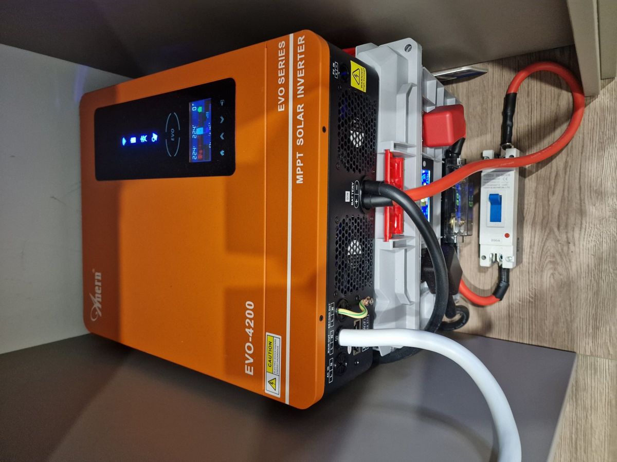 Гібридний інвертор Anern AN-SCI-EVO-4200, 24 В, 4200 Вт (безперебійник, UPS, ДБЖ) — фото 6