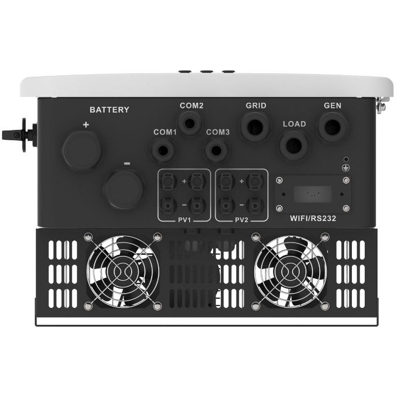 Гібридний інвертор Deye SUN-8K-SG05LP3-EU-SM2, 48 В, 8000 Вт, 3 фази (безперебійник, UPS, ДБЖ) — фото 4