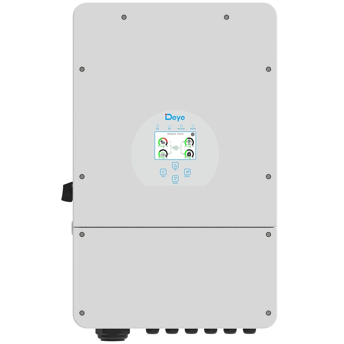 Гибридный инвертор Deye SUN-12K-SG02LP1-EU-AM3, 48 В, 12000 Вт, 1 фаза (безперебійник, UPS, ДБЖ)