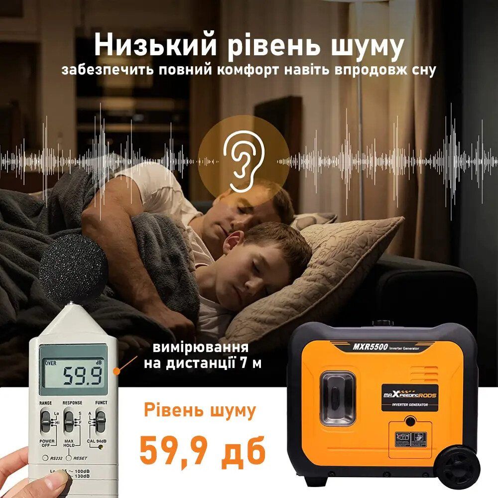 Інверторний генератор Maxpeedingrods MXR5500 — фото 7