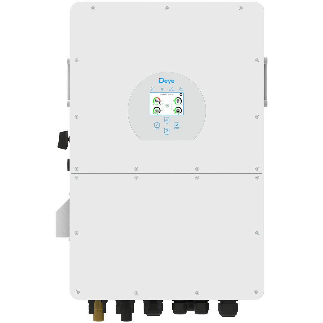 Гібридний інвертор Deye SUN-30K-SG02HP3-EU-AM3, HV, 160-700В, AC-30 кВт, PV-36 кВт, 3 фази (високовольтний безперебійник, UPS, ДБЖ)