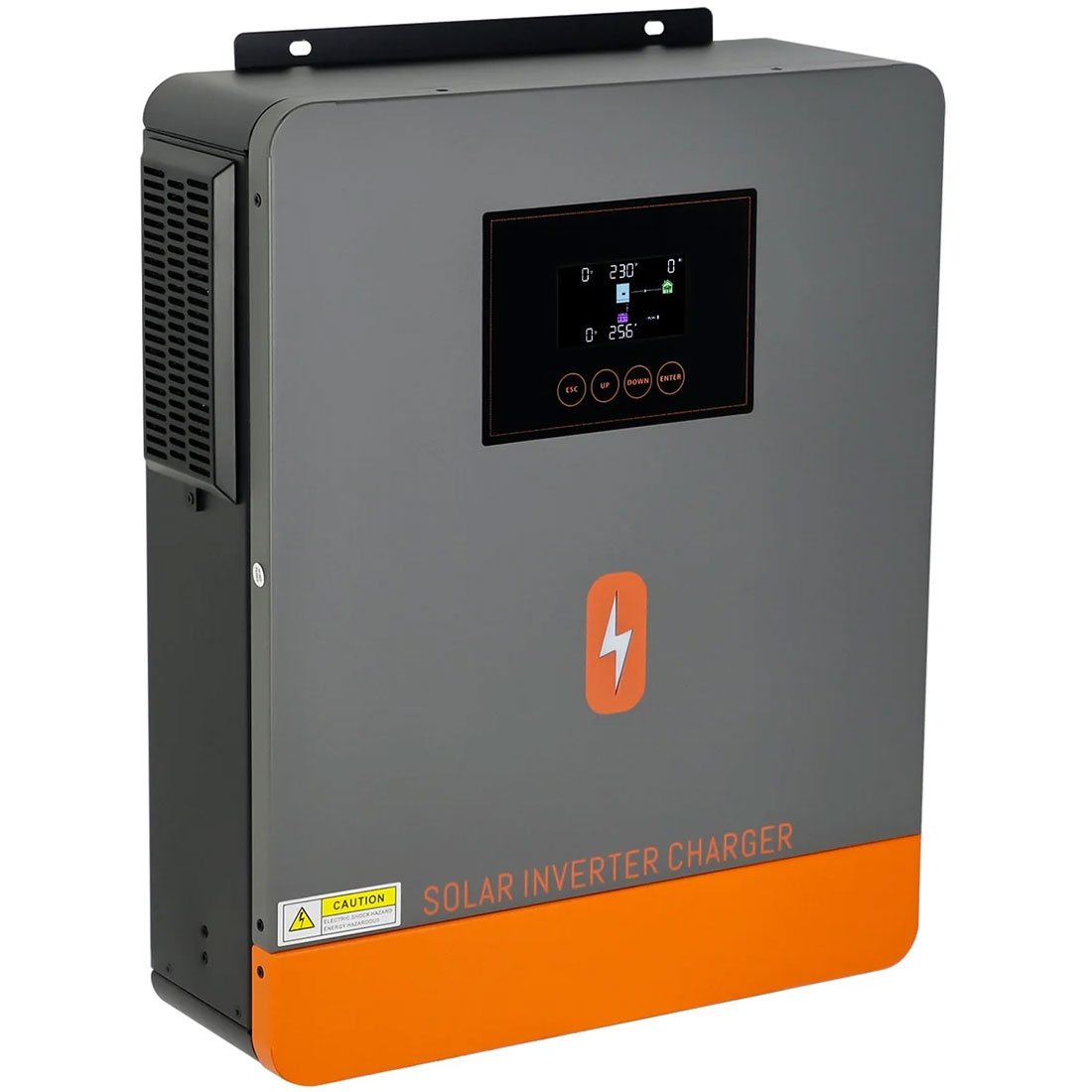 Гібридний інвертор Powmr POW-HVM6.5K-48V-E, 48 В, 6500 Вт (безперебійник, UPS, ДБЖ) — фото 2
