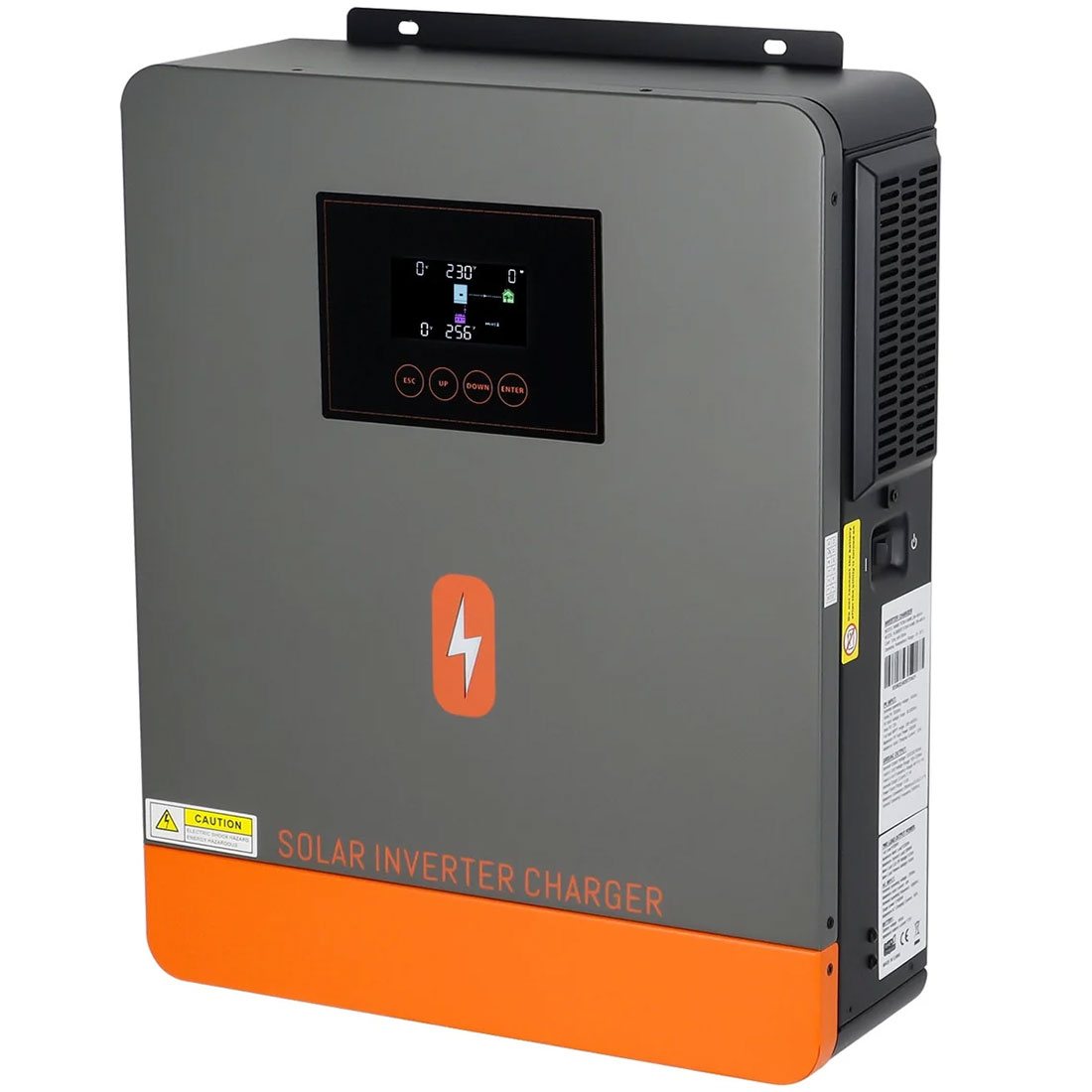 Гібридний інвертор Powmr POW-HVM6.5K-48V-E, 48 В, 6500 Вт (безперебійник, UPS, ДБЖ) — фото 3