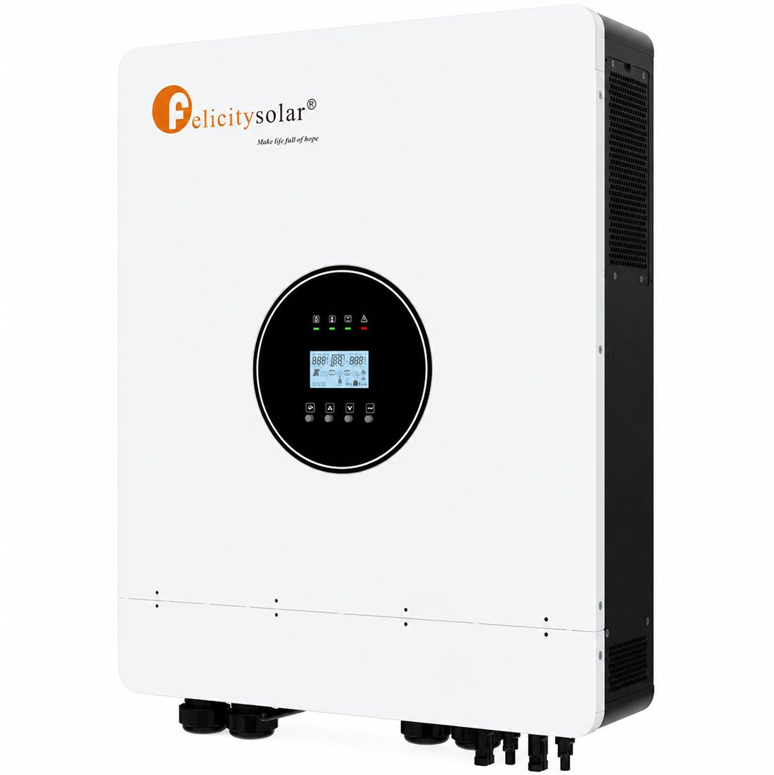 Гібридний інвертор Felicity Solar IVEM8048-II, 48 В, 8000 Вт, 1 фаза (безперебійник, UPS, ДБЖ) — фото 2