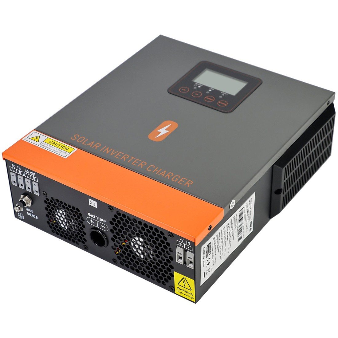 Гібридний інвертор Powmr POW-HVM1.5K-24V, 24 В, 1500 Вт (безперебійник, UPS, ДБЖ) — фото 4