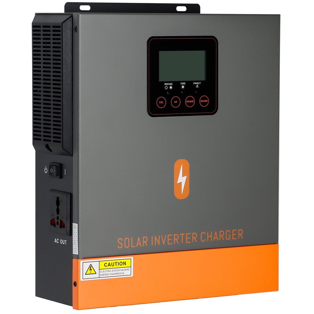 Гібридний інвертор Powmr POW-HVM1K-12V, 12 В, 1000 Вт (безперебійник, UPS, ДБЖ) — фото 2