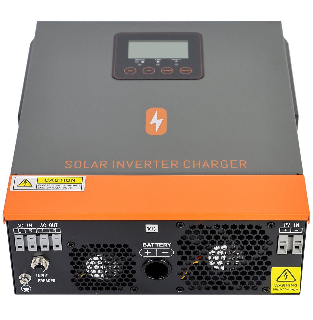 Гібридний інвертор Powmr POW-HVM1K-12V, 12 В, 1000 Вт (безперебійник, UPS, ДБЖ) — фото 5