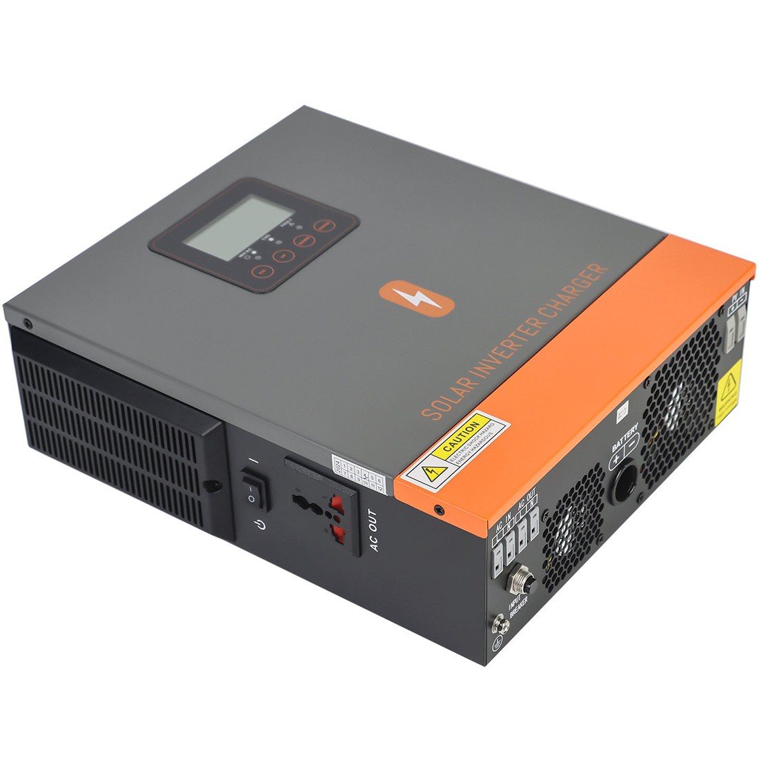 Гібридний інвертор Powmr POW-HVM1K-12V, 12 В, 1000 Вт (безперебійник, UPS, ДБЖ) — фото 6