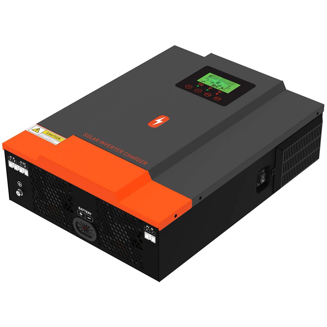Гібридний інвертор POWMR Solar 3200W POW-HVM3.2H-24V, 24 В, 3000 Вт (безперебійник, UPS, ДБЖ) — фото 3