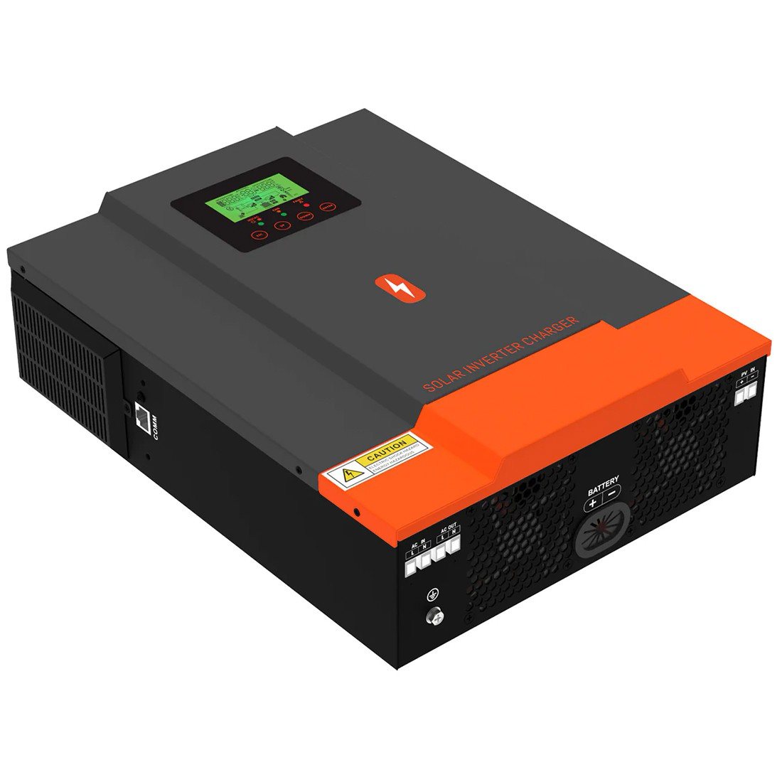 Гібридний інвертор POWMR Solar 3200W POW-HVM3.2H-24V, 24 В, 3000 Вт (безперебійник, UPS, ДБЖ) — фото 5