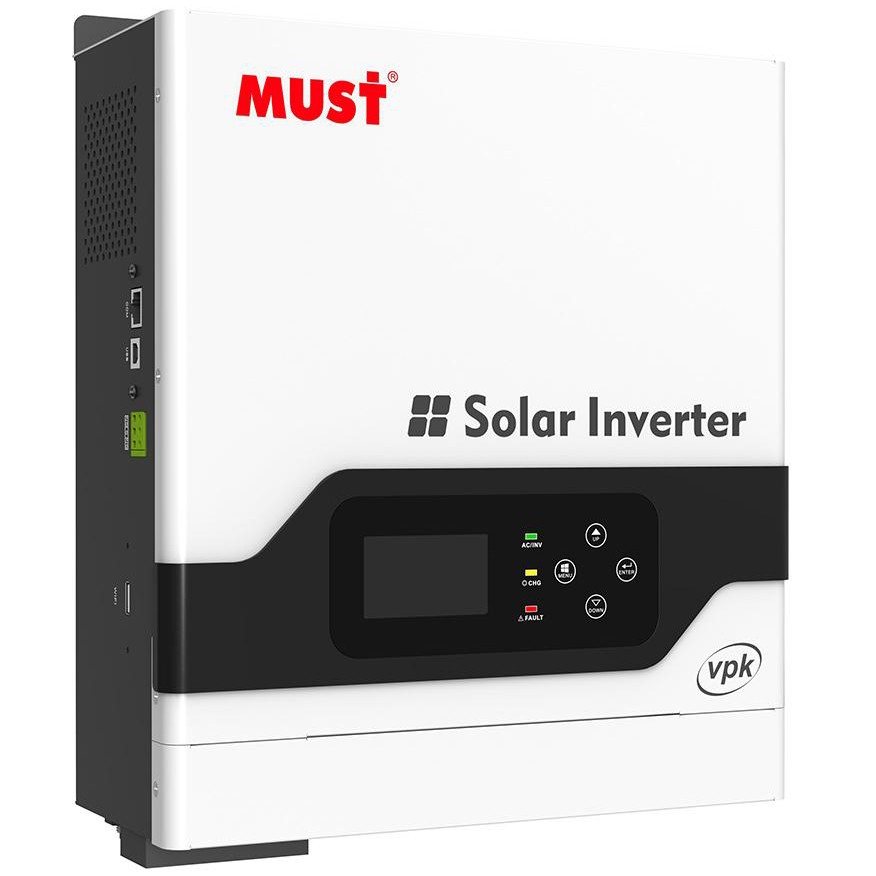Гібридний інвертор Must PV18-3024VPK, 24 В, 3000 Вт (безперебійник, UPS, ДБЖ)