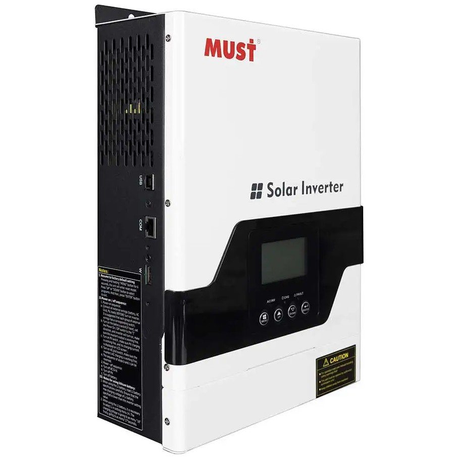 Гібридний інвертор Must PV18-1512VPM II, 12 В, 1500 Вт (безперебійник, UPS, ДБЖ)