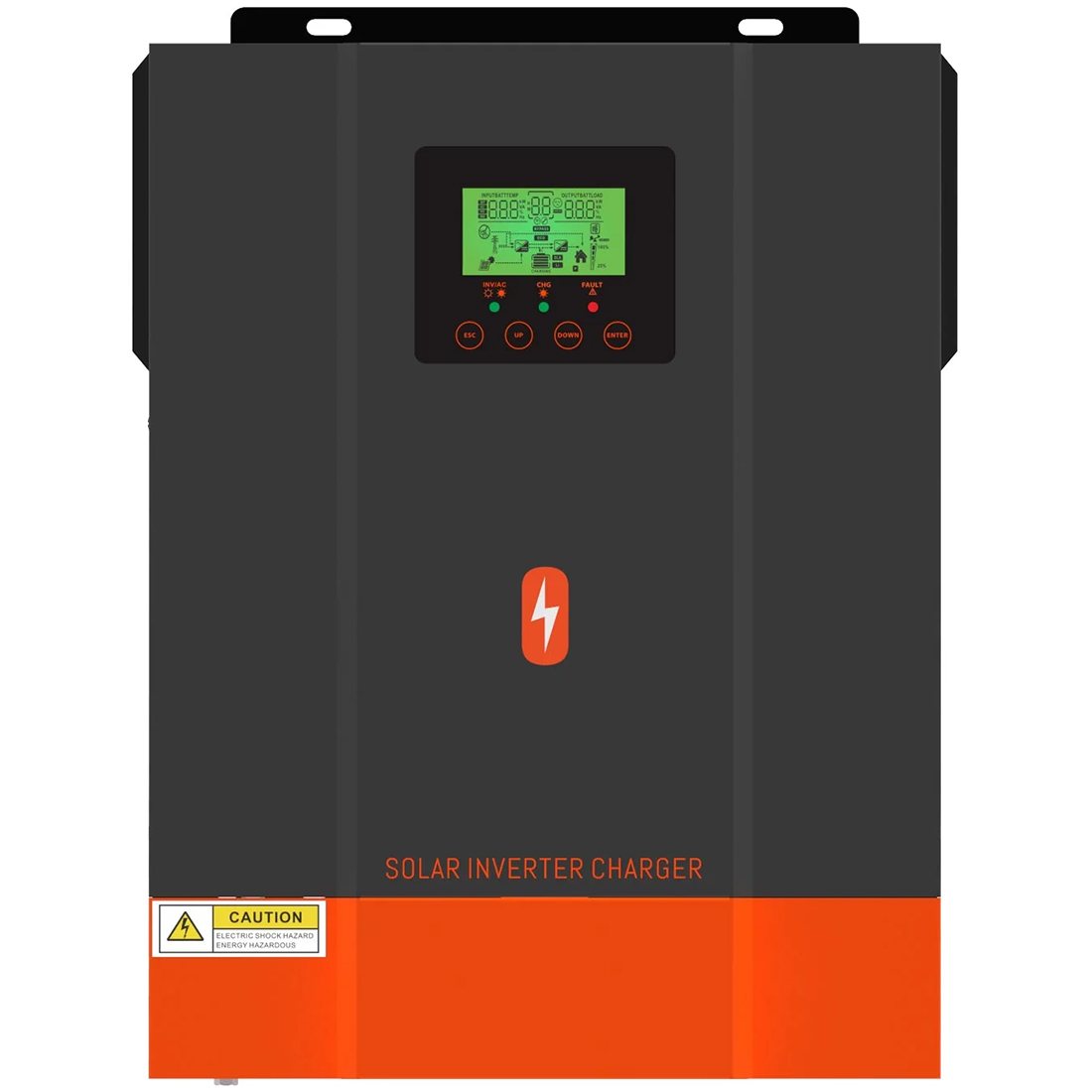 Гібридний інвертор Powmr Solar 3200W POW-HVM3.2H-24V-N, 24 В, 3000 Вт (безперебійник, UPS, ДБЖ)