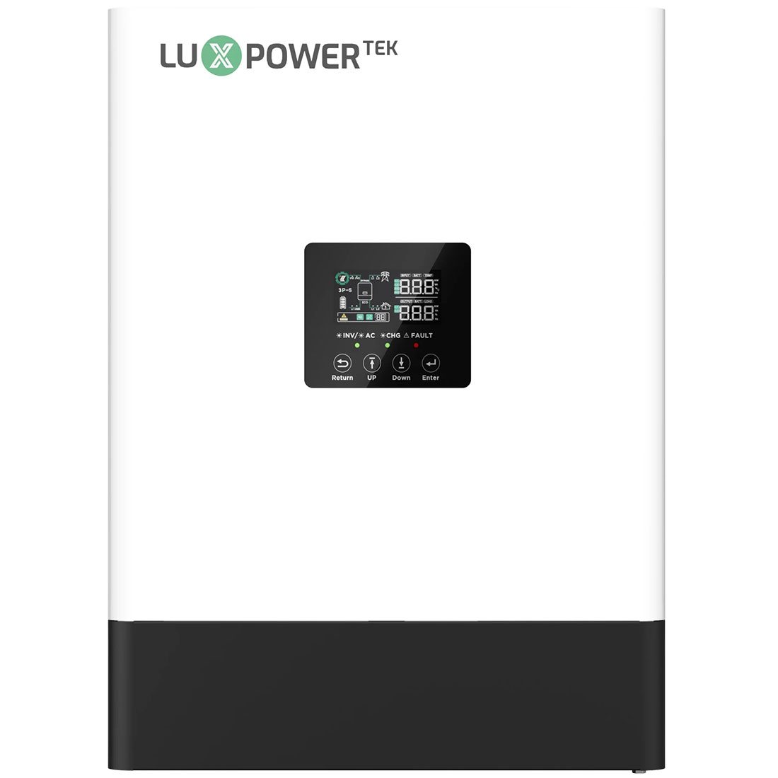 Гібридний інвертор LUXPOWER GETA 2.5К/24V, 24 В, 2500 Вт, 100 А (безперебійник, UPS, ДБЖ) — фото 2