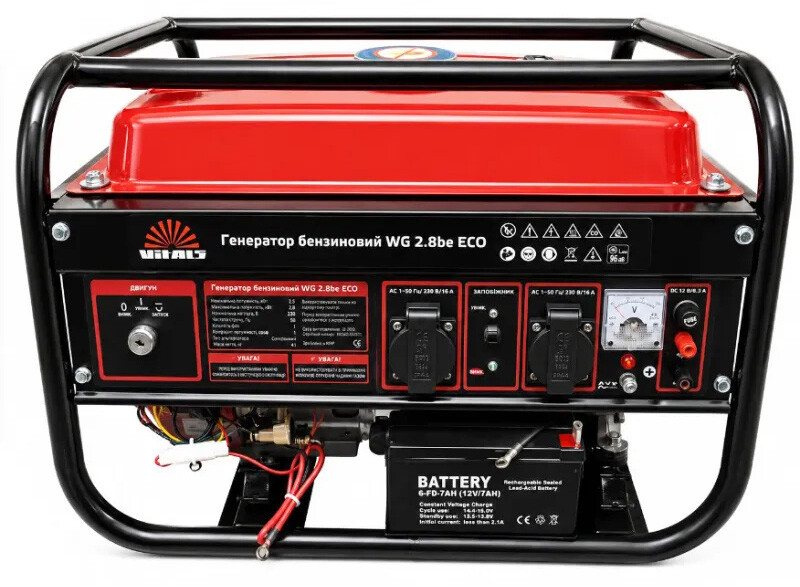 Бензиновий генератор Vitals WG 2.8bе ECO (250579)