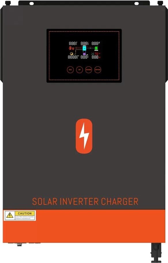 Гібридний інвертор Powmr POW-HVM4.2M-24V, 24 В, 4200 Вт (безперебійник, UPS, ДБЖ)