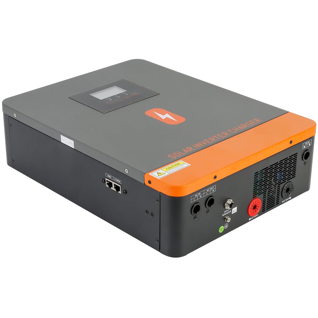 Гібридний інвертор Powmr Solar 4200W POW-HVM4.2K-24V-D, 24В-4200Вт / 12В-2300Вт (безперебійник, UPS, ДБЖ) — фото 4