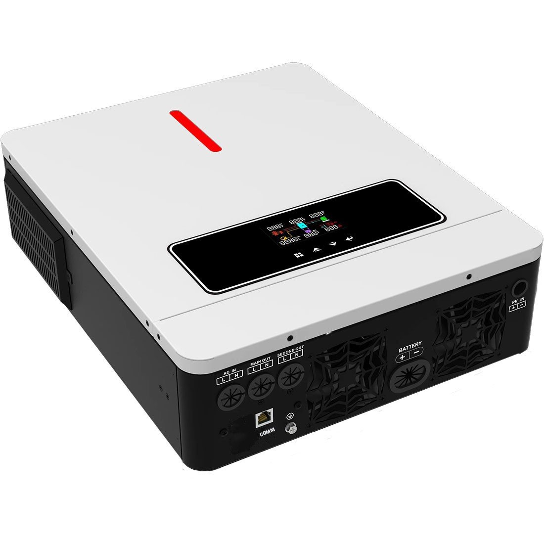 Гібридний інвертор JYsupsys MPS-4200, 24 В, 120 А, 4200 Вт (безперебійник, UPS, ДБЖ) — фото 2