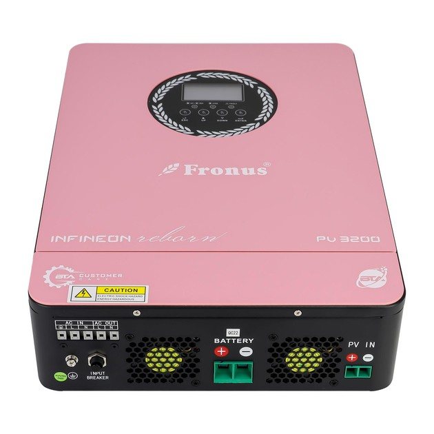 Гібридний інвертор Powmr Fronus SP-3200-24V, 24 В, 3000 Вт (безперебійник, UPS, ДБЖ) — фото 7