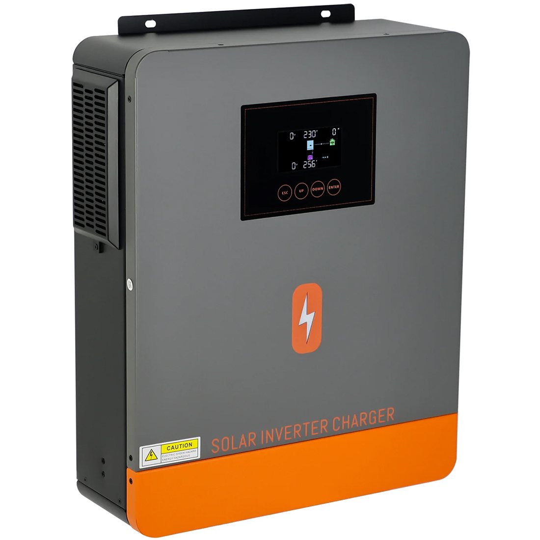 Гібридний інвертор Powmr Solar 6200W POW-HVM6.2M-48V-E, 48 В, 6200 Вт (безперебійник, UPS, ДБЖ) — фото 2