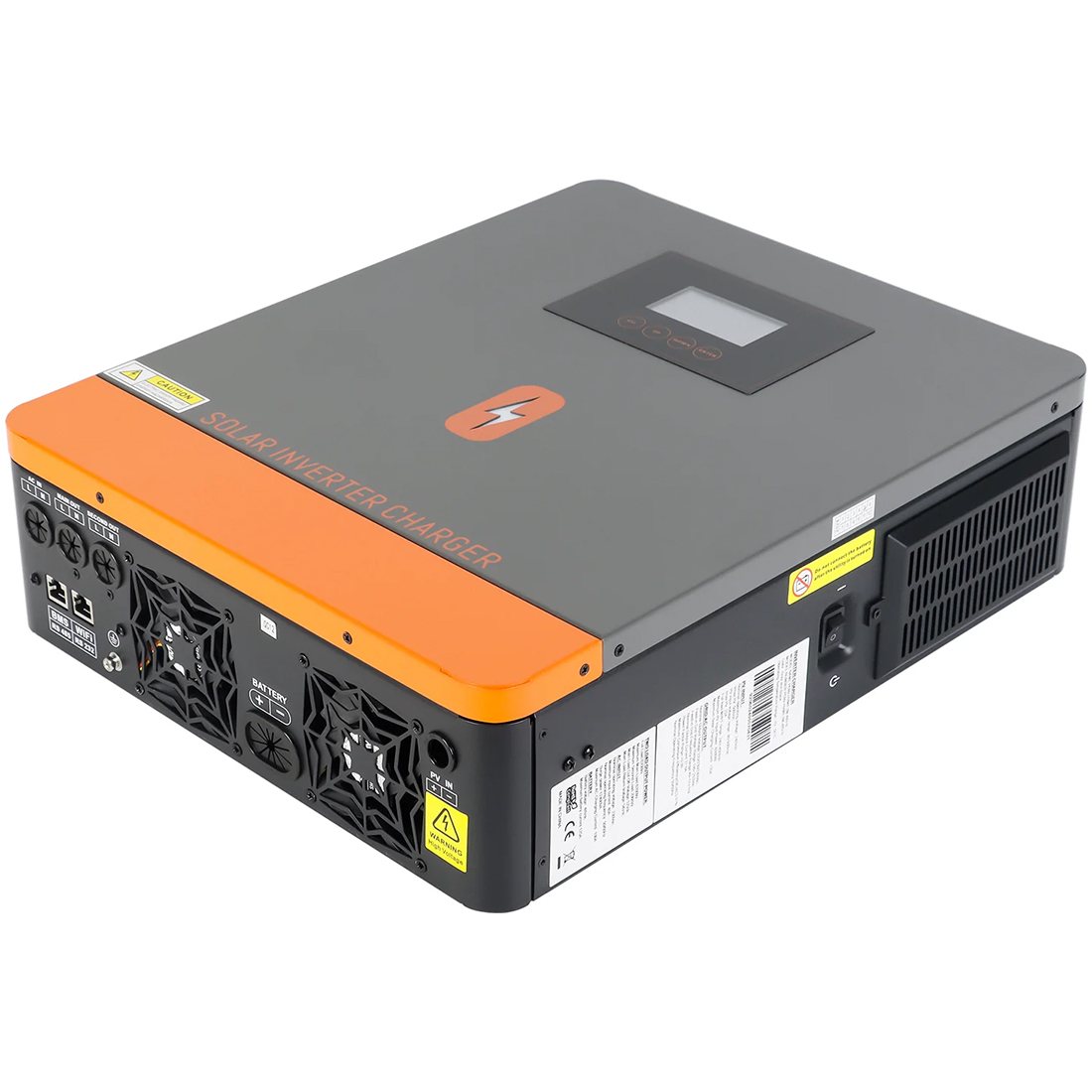 Гібридний інвертор Powmr Solar 6200W POW-HVM6.2M-48V-E, 48 В, 6200 Вт (безперебійник, UPS, ДБЖ) — фото 4