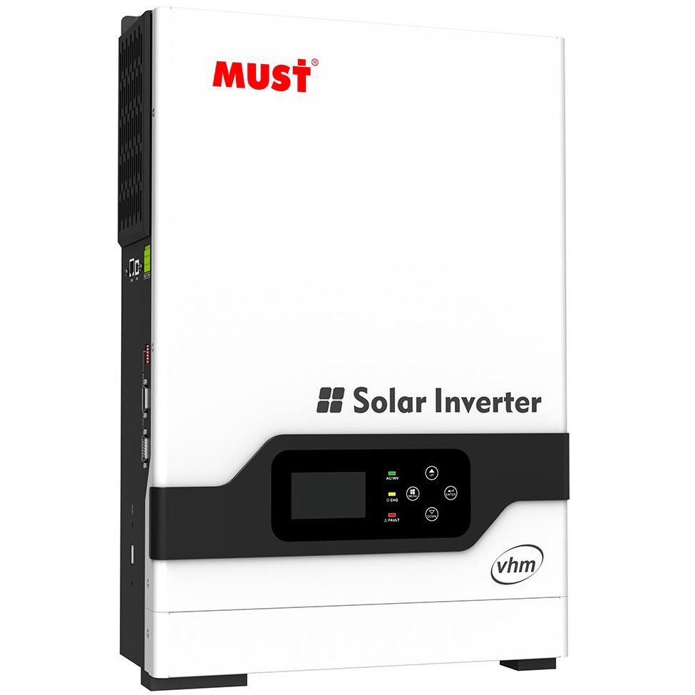 Гібридний інвертор Must PV18-5048VHM, 48 В, 80 А, 5000 Вт, PV145V (безперебійник, UPS, ДБЖ) — загальний вигляд