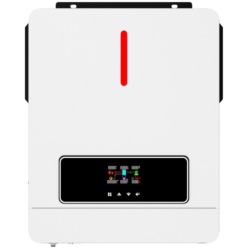 Гібридний інвертор Daxtromn AGH-4.2KW, 24 В, 120 А, 4200 Вт (безперебійник, UPS, ДБЖ) — загальний вигляд